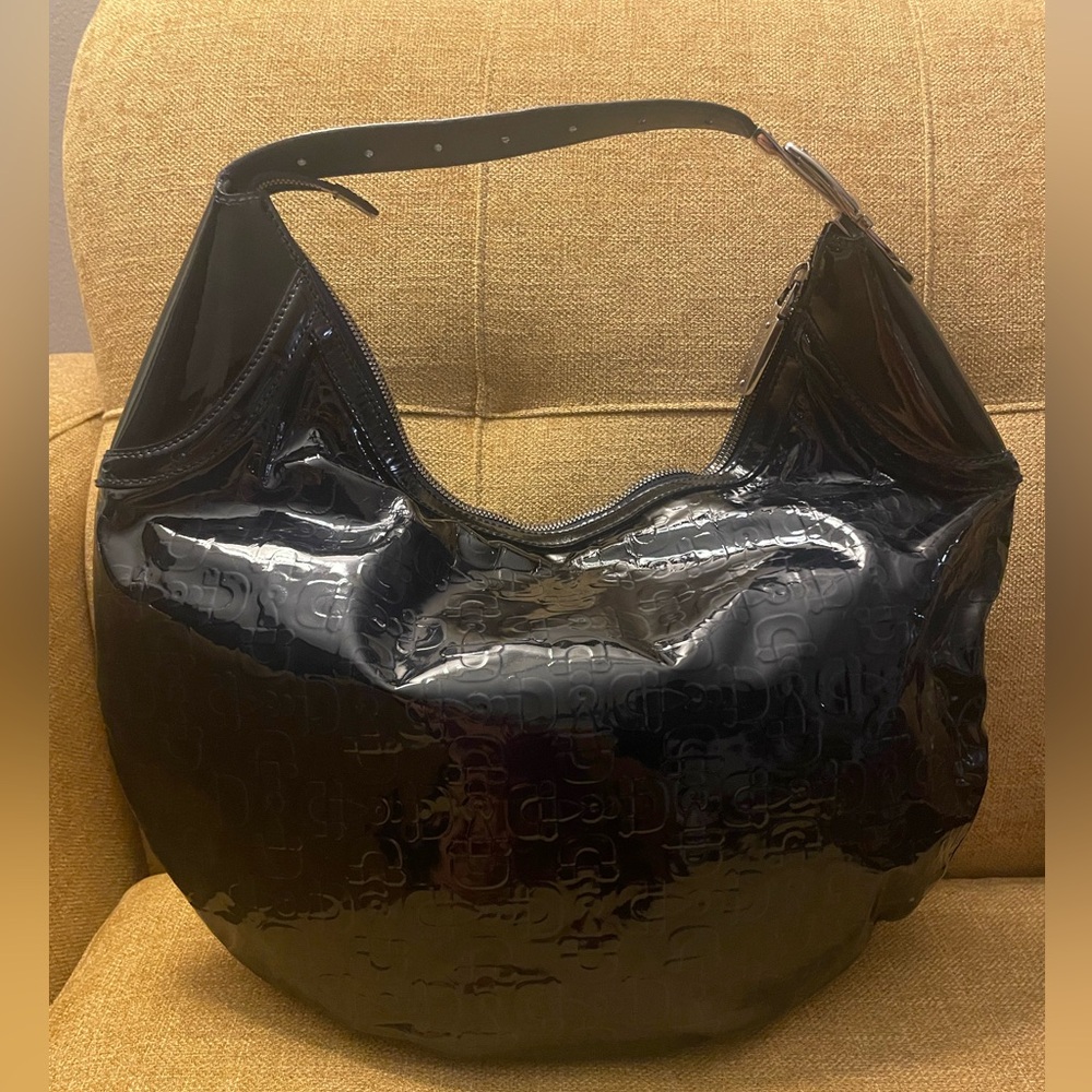 Gucci Horsebit Embossed Hobo Shoulder Bag
